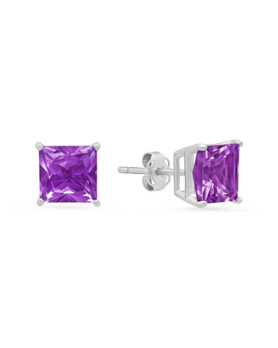 Max + Stone Maxcolor 14k 3.00 Ct. Tw. Amethyst Studs