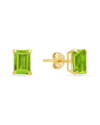 Max + Stone Maxcolor 14k 1.70 Ct. Tw. Peridot Studs
