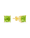 Max + Stone Maxcolor 14k 2.90 Ct. Tw. Peridot Studs