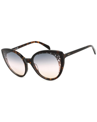 Emilio Pucci Women's Ep0182 58mm Sunglasses In Brown