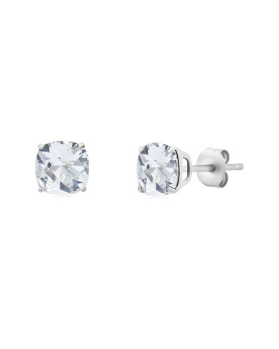 Max + Stone Maxcolor Silver 2.10 Ct. Tw. Created White Sapphire Studs