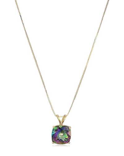 Max + Stone 14k 2.60 Ct. Tw. Mystic Pendant Necklace In Gold