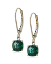 Max + Stone Maxcolor 10k 1.35 Ct. Tw. Created Emerald Earrings