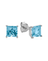 Max + Stone Maxcolor 10k 1.25 Ct. Tw. Blue Topaz Studs