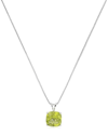 Max + Stone Maxcolor Silver 1.75 Ct. Tw. Peridot Pendant Necklace