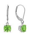 Max + Stone Maxcolor 10k 1.80 Ct. Tw. Peridot Earrings