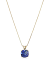 MAX + STONE MAX + STONE 14K 2.25 CT. TW. CREATED BLUE SAPPHIRE PENDANT NECKLACE