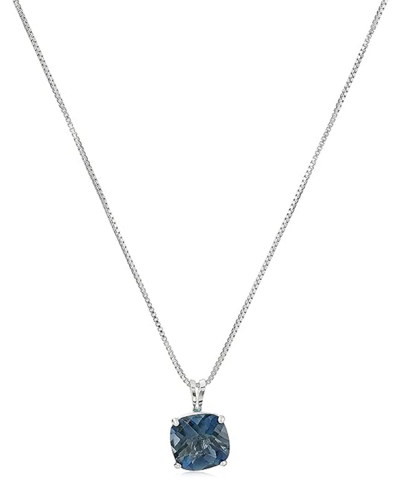 Max + Stone Silver 2.05 Ct. Tw. Londen Blue Topaz Pendant Necklace
