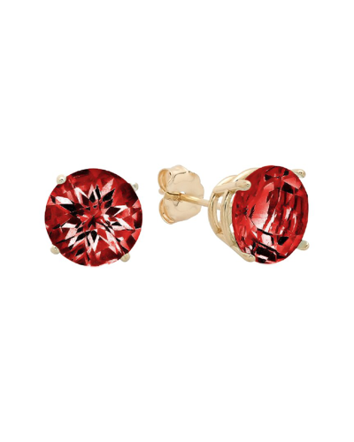 Max + Stone 10k 4.50 Ct. Tw. Garnet Studs In Red