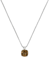 Max + Stone Maxcolor 14k 3.60 Ct. Tw. Smoky Quartz Pendant Necklace