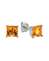 Max + Stone Maxcolor 10k 1.25 Ct. Tw. Citrine Studs