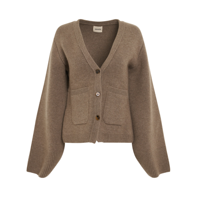 KHAITE WOMEN'S SCARLET CARDIGAN