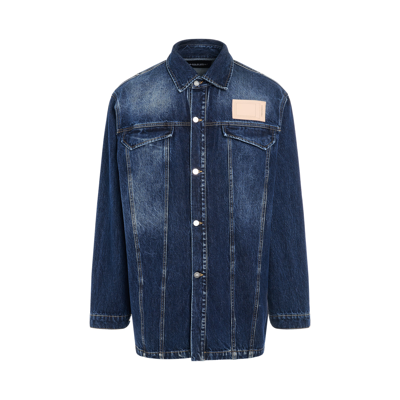 A-cold-wall* Back Logo Denim Overshirt