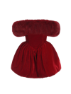 NANA JACQUELINE CANDICE VELVET DRESS (RED)