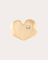 CAROLINA NEVES WOMEN'S DIAMOND & 18K GOLD HEART SIGNET PINKY RING