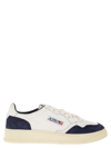 Autry Medalist Sneakers In White And Blue Leather In Multi