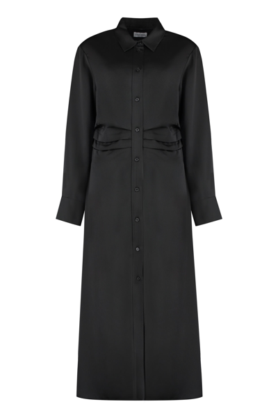 Calvin Klein Shirtdress In Black