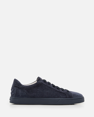 Tod's Lace Up Sneakers In Black