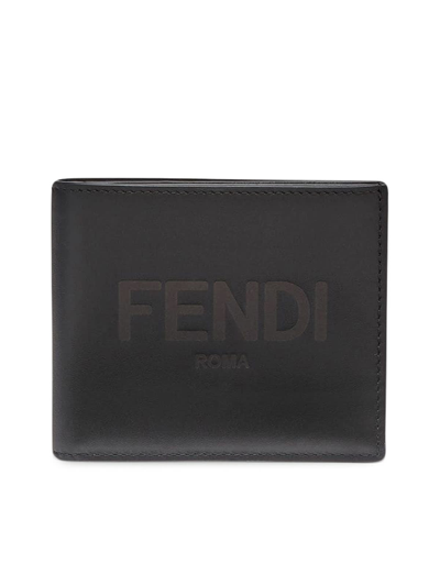 Fendi Roma Bifold Wallet In Black