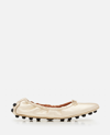 Tod's Ballet Flats In Golden