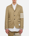 THOM BROWNE CLASSIC SPORT JACKET W/ 4 BAR IN COTTON TWILL