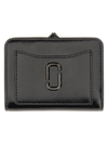Marc Jacobs The Mini Compact Wallet In Black Leather