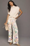 By Anthropologie Palazzo Utility Pants In Multicolor