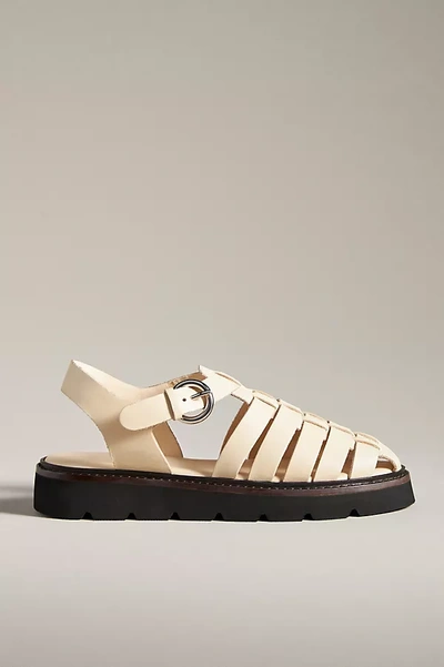 By Anthropologie Fisherman Sport Sandals In Beige