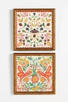 Artfully Walls Autumn Moth And Sunshine Strawberry Wall Art Set