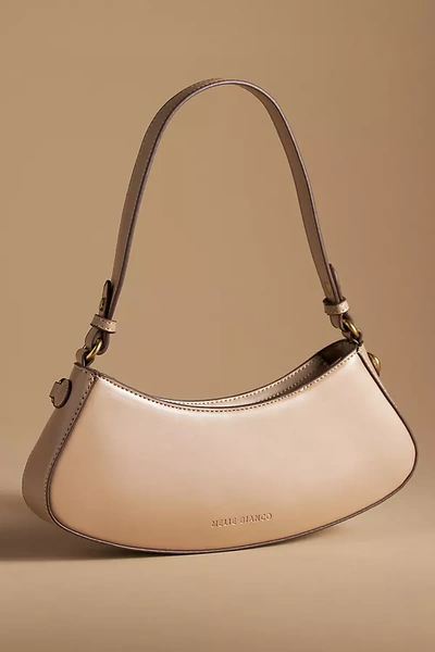 Melie Bianco Gillian Small Faux Leather Shoulder Bag In Cream