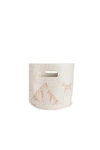 Pehr Pint-size Canvas Basket In White
