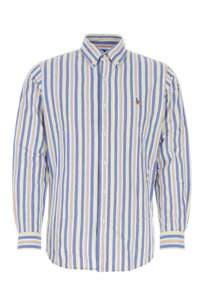 Polo Ralph Lauren Long Sleeve Sport Shirt Shirt In Blue