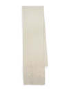 Loewe Women's Mohair-blend Anagram Scarf In White