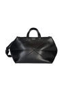 Loewe Men's Puzzle Fold Leather Duffle Bag In Black
