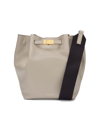 Demellier Women's New York Leather Bucket Bag In Gray