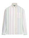 Apc A.p.c. Mateo Oversize Stripe Organic Cotton Button-down Shirt In Saa Multicolor