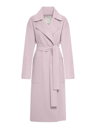 Sportmax Single Breasted Coat In Pink & Purple