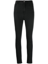Emporio Armani Skinny Jeans In Denim Black