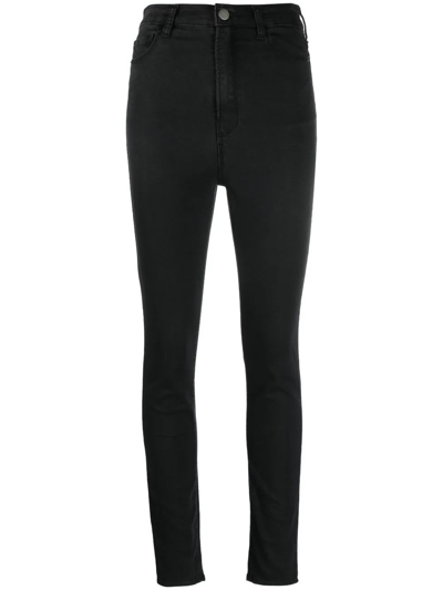 Emporio Armani Skinny Jeans In Denim Black