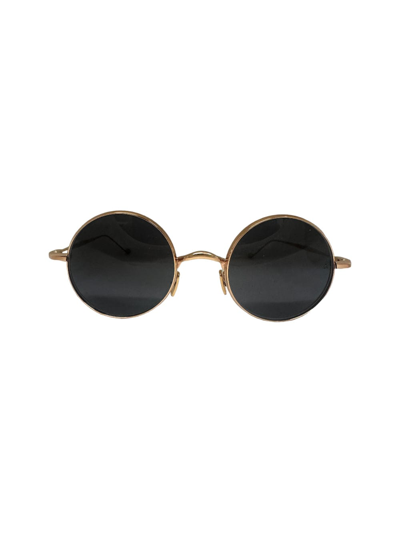 Jacques Marie Mage Diana - Rose Gold Sunglasses In Black