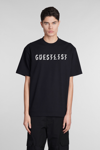 44 Label Group Slogan-print Short-sleeve T-shirt In Black