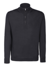 Zanone Wool Pullover In Black