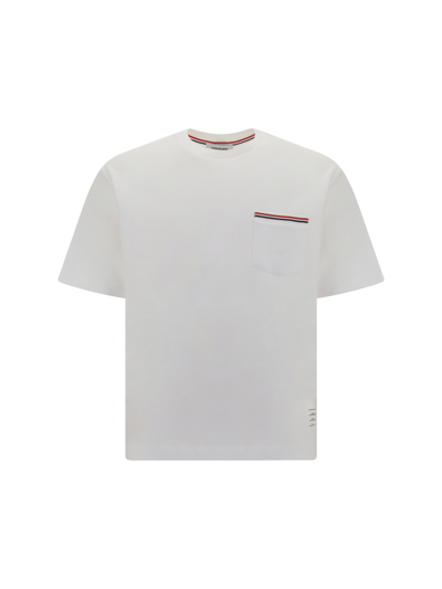 Thom Browne White Medium Weight Cotton Jersey T-shirt