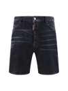 Dsquared2 Marine Denim Shorts In 900
