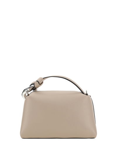 Jw Anderson Small Jwa Corner Bag - Leather Bag In Taupe
