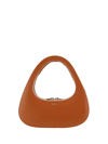 Coperni Crossbody Baguette Swipe Bag In Clay