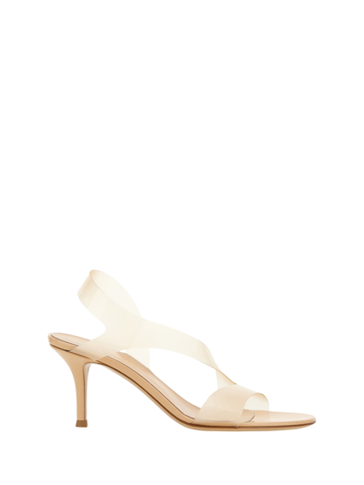 Gianvito Rossi Metropolis Sandals In Nude+nude