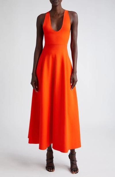 BRANDON MAXWELL THE RENEE SLEEVELESS KNIT DRESS