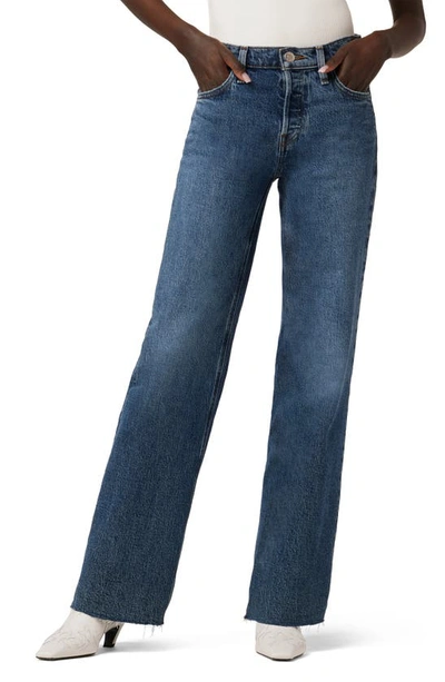 Hudson Rosie High-rise Wide Leg Jean In Blue