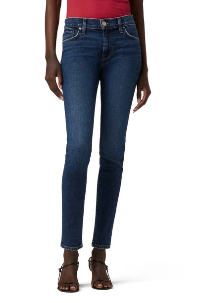 Hudson Jeans Nico Inked Pitch Super Skinny Ankle Jean In Blue